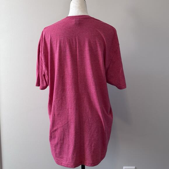 Leopard Print Heart Valentine Graphic T-Shirt Double Hearts Bleach XL - Picture 3 of 6